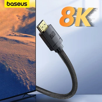 Baseus 8K HDMI-ühilduv Kaabel 2.1 8K/60Hz 4K/120HZ 48Gbps HD Digitaalse Kaabel PS5 PS4 Sülearvuti TV Monitor Projektorid - 8M