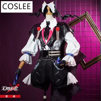 COSLEE [XS-XXL] Tee Kuhugi VEtti Cosplay Kostüüm Mängu Ülikond Lahe Ühtne Halloween Komplekt Komplekt Naistele Uus 2023