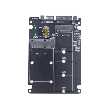M. 2 Solid-State Ngff Msata Serial Adapter Kaardi Serial-To-Serial Adapter Kaardi Kahesuguse Kasutusega 2-In-1 Vahetus