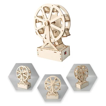 Mini ferris wheel DIY Teadus Katse Kit Haridus-laste Mänguasjade mudeli Omanik Assamblee Materjali Pakett