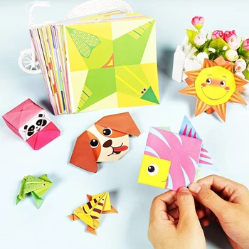 Montessori Beebi Mänguasjad, Käsitöö DIY 3D Cartoon Loomade Origami Käsitöö Paber Raamat Art Õppe Haridus Mänguasjad Lastele