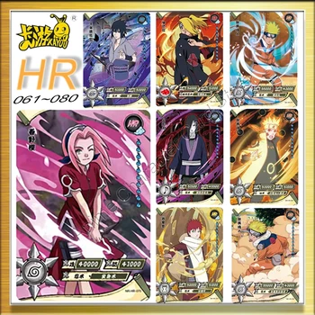 Naruto Kaardid KAYOU 3D HR Seeria 061~080 Anime Arvandmed Itachi Uchiha Hidan Uzumaki Iseloomu Pruunistavate Mängu Kogumine Flash Kaart