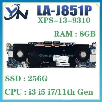 XPS-13-9310 Emaplaadi Inspiron C2MGH DELL Sülearvuti LA-J851P Emaplaadi i5-1145G7 i3-1115G4 CPU 8+256-SSD Maintherboard